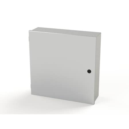 Saginaw Control & Engineering 1/4 Turn Latch Electrical Enclosures, 20 in H, 6 in D, 20 in W, NEMA 1, Carbon Steel SCE-20N2006LP